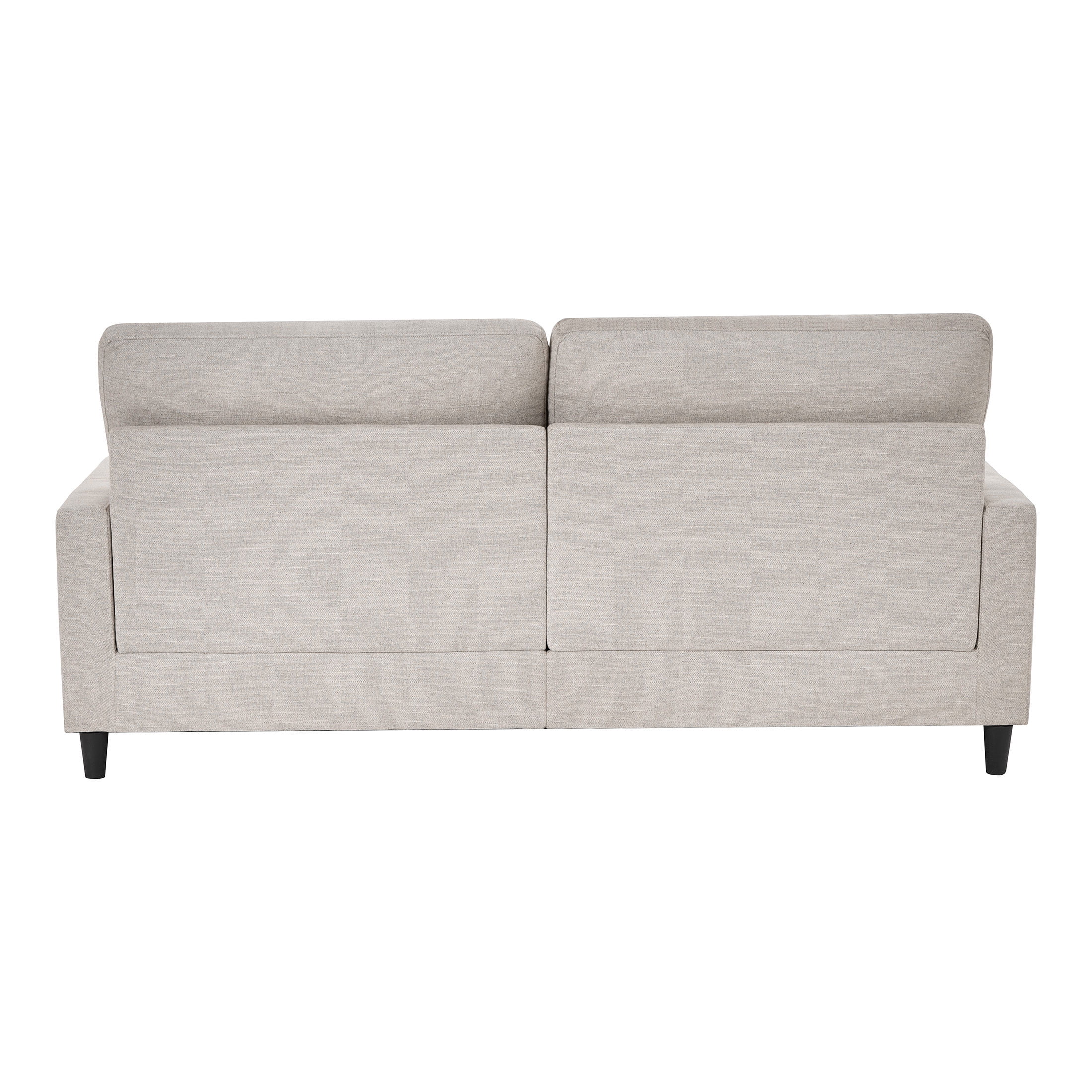 Mainstays 77" Square Arm Sofa, Light Grey