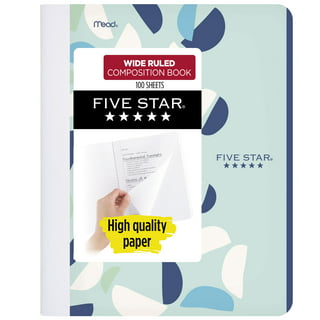 Five Star Composition Book/Notebook, College Ruled Paper, 100 Sheets, –  Little Folks Book and Toy Company, Inc