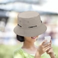 thumbnail image 3 of Foldable Bucket Hat Adjustable with Rope Fashion Windproof Summer Bucket Hat for gray, 3 of 7