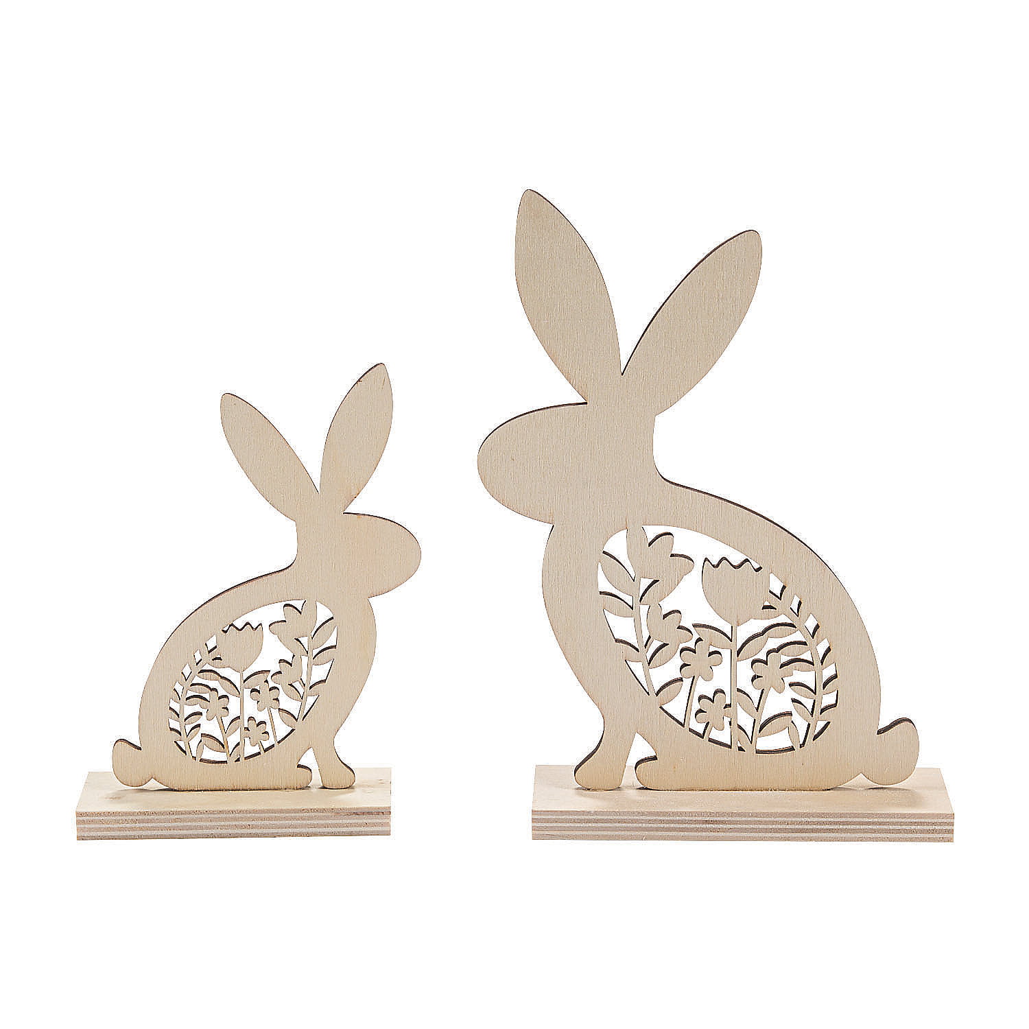 Do It Yourself Wooden Bunnies (2Pc) - Craft Kits - 2 Pieces - Walmart ...