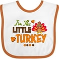 thumbnail image 3 of Inktastic Thanksgiving Im the Little Turkey Boys or Girls Baby Bib, 3 of 4