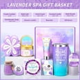 thumbnail image 2 of Gifts for Women, Birthday Gifts for Women, Sister, Wife, Teacher, 9pcs Lavender Care Package Gifts Set, Get Well Soon Gifts for Woman, Thinking of You Gift ,Christmas Gift Sets for Her, 2 of 7