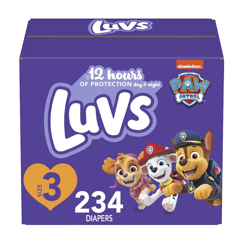 Luvs Diapers, Size 3, 234 Count - 1