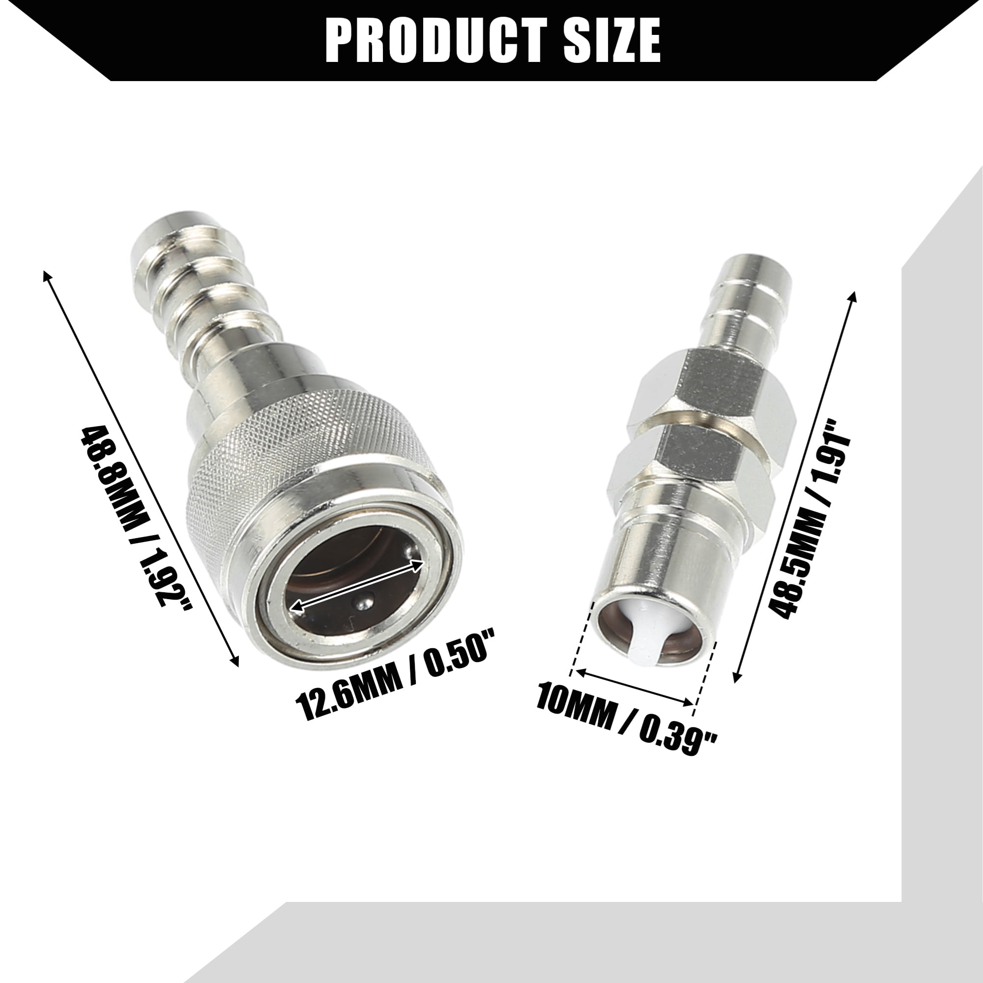 Unique Bargains 5/16" Boat Fuel Connector for Tohatsu for Nissan Outboard 5-90HP Engine