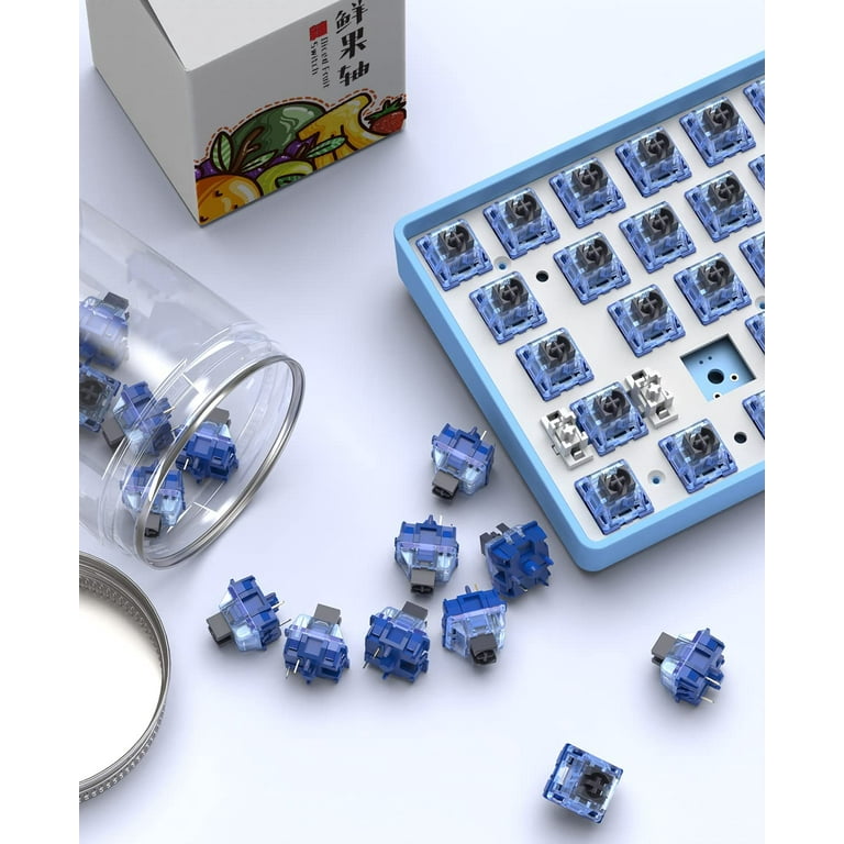 Ajazz Diced Fruit Blueberry Switch Pre-Lubed Linear Switch for