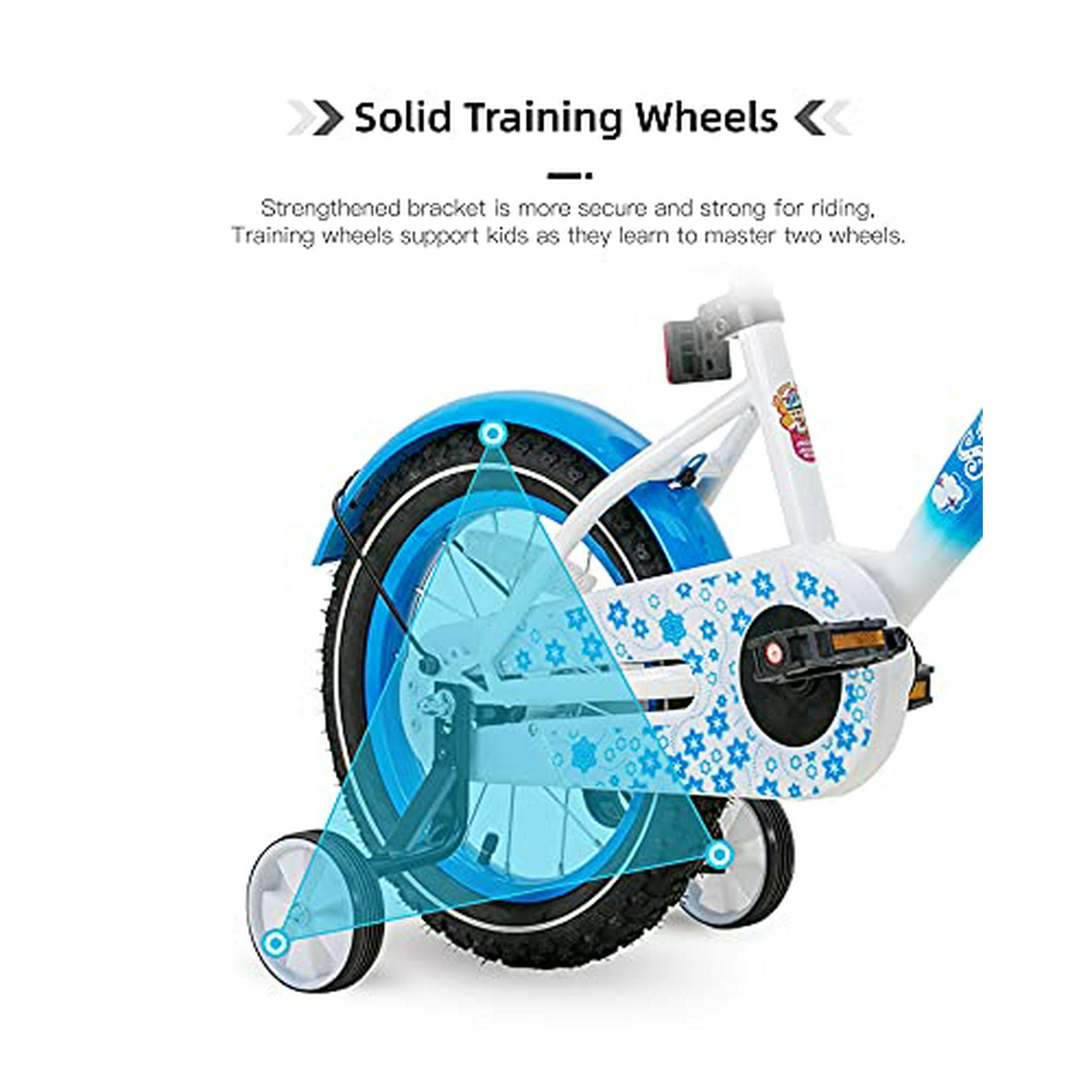 JOYSTAR 14 Inch Kids Bike with Caliper Coaster Hand Brake and Basket for 3 4 5 Years Boys Girls 14 Toddler Cycle Bikes with Training Wheels and Fenders Blue Walmart