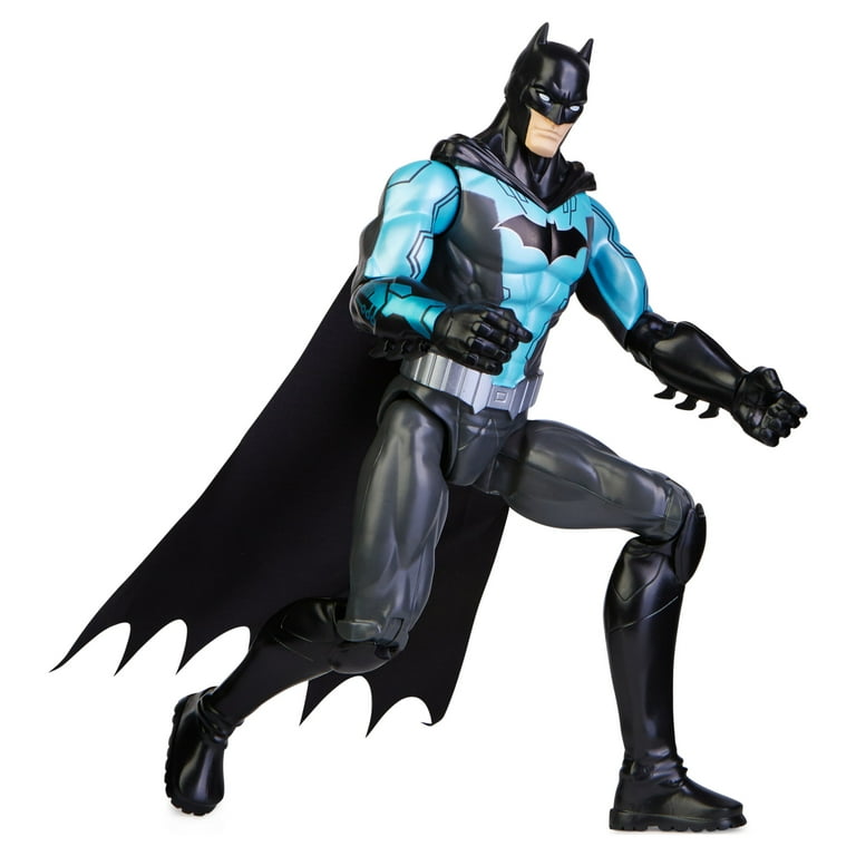 Batman 12-inch Bat-Tech Batman Action Figure (Black/Blue