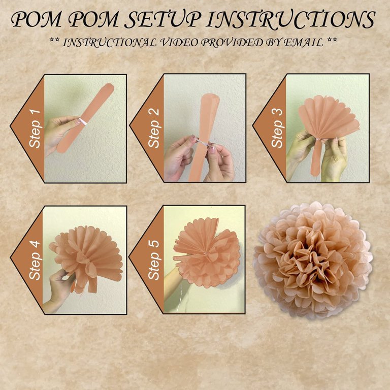 Tissue Paper Pom Poms : 9 Steps (with Pictures) - Instructables