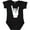 AB-Black, variant on Inktastic Rocker Horns Boys or Girls Baby Bodysuit