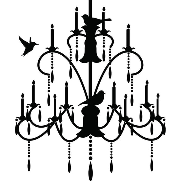 House Decorations Picture Art - House Living Room - Peel & Stick Sticker - Vi...