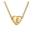 thumbnail image 1 of 26 iniciales en forma de corazón collar alfabeto para las mujeres Collares de acero inoxidable para las mujeres A Z 26 iniciales alfabeto collares de oro para las mujeres niñas, 1 of 5