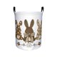 thumbnail image 2 of Cesta de almacenamiento para ropa sucia de Pascua con asas, plegable, para decoración del hogar, ropa de fiesta, juguetes, organizadores, cestas de Pascua, ideas de regalo, cesta de lino., 2 of 6