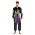 thumbnail image 2 of IAUYY Unisex Adult Onesie Pajamas Ultra-Soft Crystal-Soft Fabric, Halloween Adult Onesie Pajamas Adults,With a Zipper Plus Size Onesie Pajamas, Long String Like Shape, 2 of 7