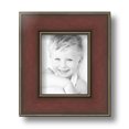 thumbnail image 2 of ArtToFrames 4" x 5" Honors Mahogany with Gold Picture Frame, 4x5 inch Brown Wood Poster Frame (WOM-5156),  Pack, 2 of 7
