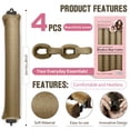 thumbnail image 5 of Heatless Curls Overnight Rods Set – 4PCS Flexible Heatless Curling Rods for Long & Short Hair, Soft No Heat Hair Curler Blowout Styling Tools for Loose Waves or Tight Curls, 5 of 5