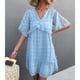 thumbnail image 1 of Vestido suelto casual,Vestido de manga corta para mujer Vestido casual Vestido de manga corta Durabilidad extendida, 1 of 6