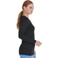 thumbnail image 2 of MediChic Scrubs Stretch Comfy Under Scrub T-Shirt, Available in Five Colors from XXS-3X, 2 of 2