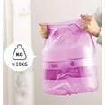 thumbnail image 4 of PLUHKN-8 Gallon Trash Bags Colored - Extra Thick Medium Garbage Bags 1.1 mil Strong, Leakage-Free,Unscented 30 Liter Thick for Bathroom, Office, Kitchen Waste Basket Trash Can (Pink, 100 Count), 4 of 4