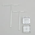 thumbnail image 4 of NICEXMAS 2-Piece Acrylic T-Shape Earring Display Stand Jewelry Holder for Christmas and Holiday Decor, 4 of 7