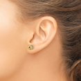 thumbnail image 3 of 10K Love Knot Post Earring, 3 of 3