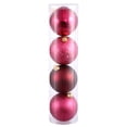 thumbnail image 1 of Vickerman N592019DA Vin 4 Finitions Assorties Ornement de Boule Forée, 8 Po - 4 par Sac, 1 of 1