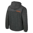 thumbnail image 3 of Men's Colosseum Charcoal Syracuse Orange Nightman Full-Zip Hoodie Puffer Jacket, 3 of 3