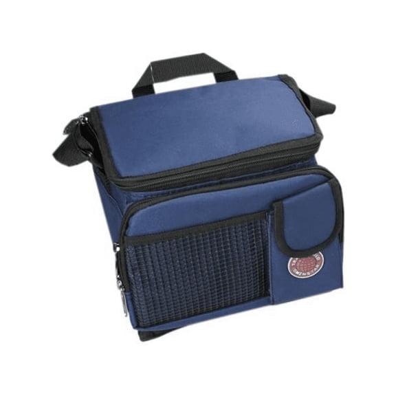Transworld Durable Deluxe Insulated Lunch Cooler Bag with Shoulder Strap, (Navy)