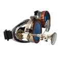 thumbnail image 4 of Gafas Steampunk Hugo Props Lentes de colores Gothic Punk Moda Azul para disfraces, 4 of 10