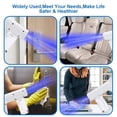 thumbnail image 3 of Injueey Máquina de pulverización recargable, pulverizador desinfectante eléctrico portátil, luz azul, vapor, pulverizador de agua, máquina Suministros de limpieza para el hogar, 3 of 6