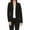 Black, variant on MOA COLLECTION Women's Casual Lightweight Blazer Jacket-Long Sleeves Open Front S-3XL