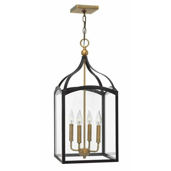 Farmhouse Four Light Chandelier-Bronze Finish Bailey Street Home 81-Bel-2022015