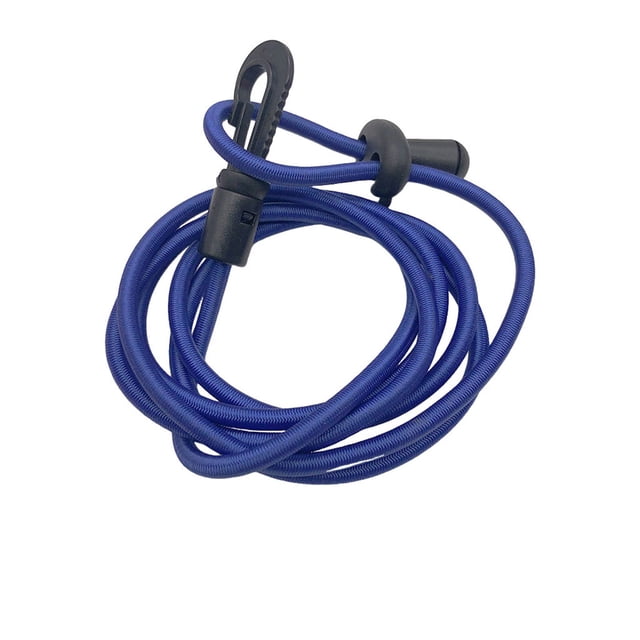 High Strength Kayak and Canoe Fishing Rod Leash with Secure Quick-Release Hook for Gear