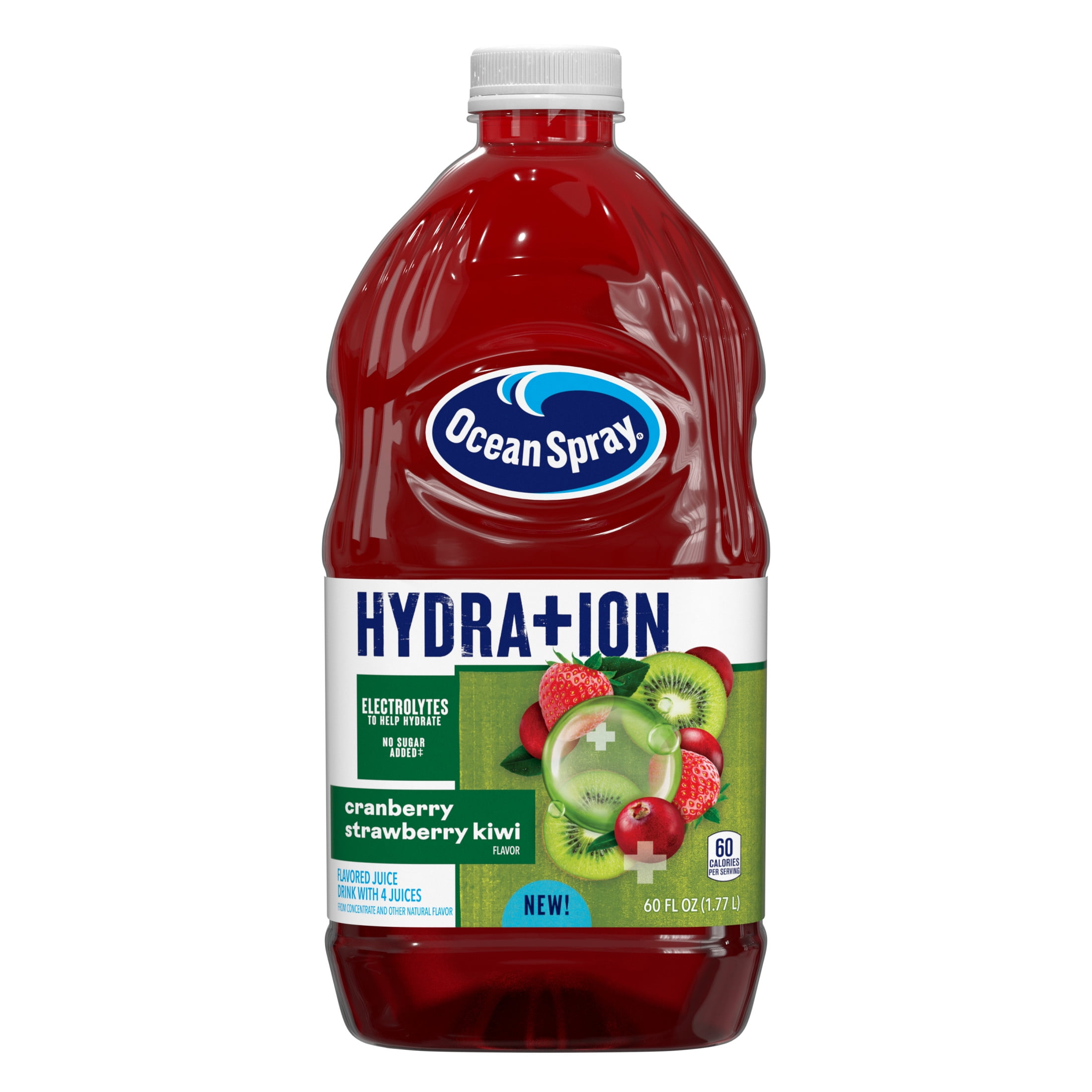 Ocean Spray® Hydration Cranberry Strawberry Kiwi Juice Drink, 60 fl oz Bottle