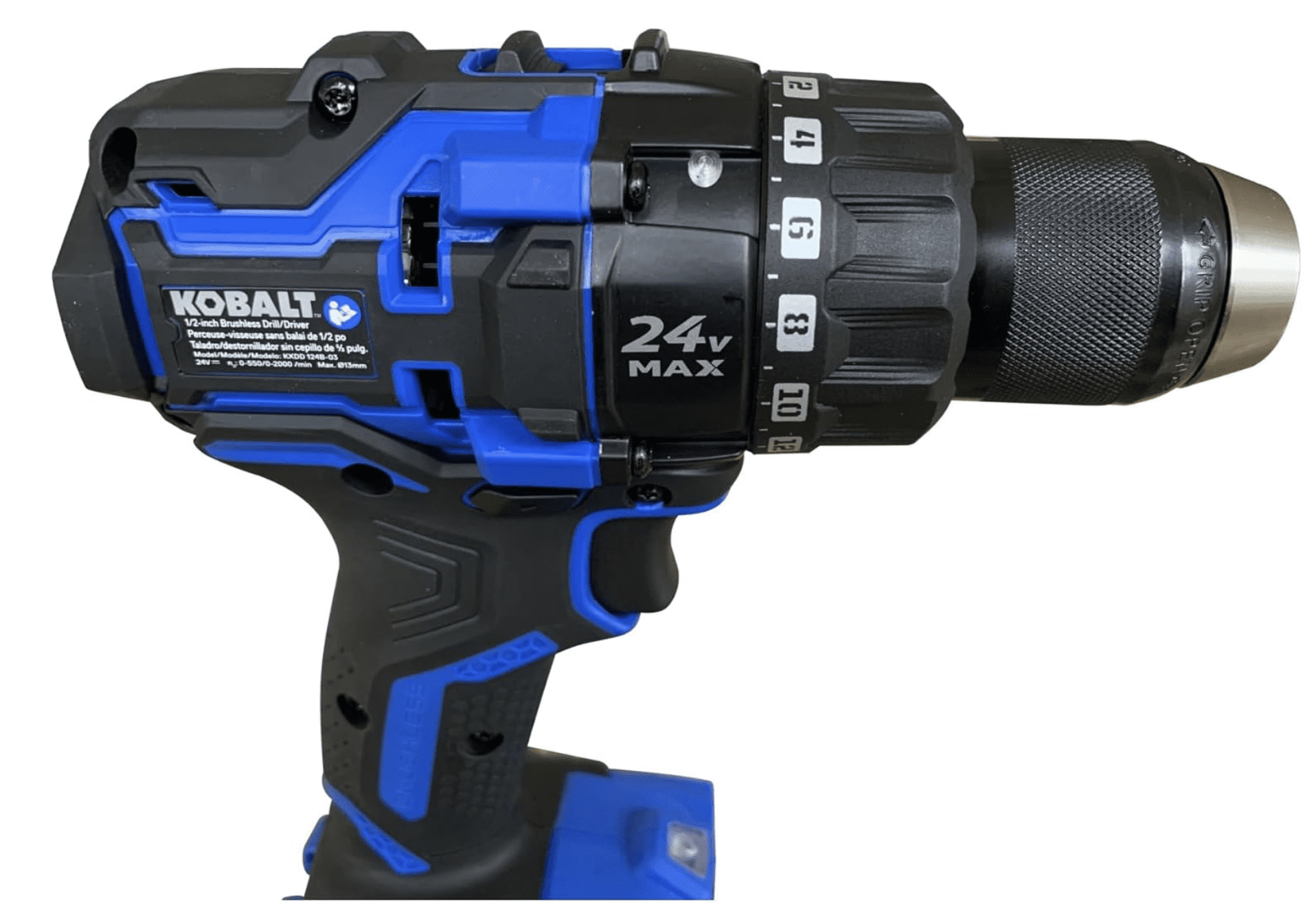 Brushless Cordless 1/2-in Drill KDD 124B-03 Compatible with all Kobalt Batteries (Battery and Charger not included)