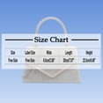 thumbnail image 4 of Sentmoon Women Purses and Handbags Handbag Women's Fashionable Casual Wrinkled Rhinestone Spring/Summer Style Trendy and Versatile Suitable for Banquets Weddings and Evening Makeup., 4 of 7