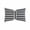 Black-A, variant on Stripe Bow Velvet Lumbar Pillow 50x33cm, High Elastic Filled Soft Plush Decorative Throw Pillow, Removable Washable for Couch Bed Sofa Bay Window Car Living Room Bedroom Home Decor, Gray-A