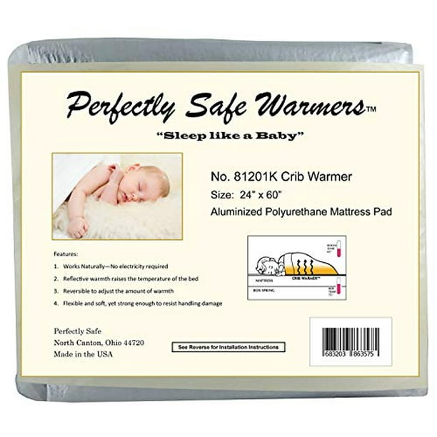 Body Heat Activated Crib, Twin, Full, Queen or King Size Bed Warmer