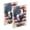 Red White and Blue Rooster, variant on Wirebound Notebook Hardcover Spiral Notebooks Owl and Branch, 60 Pages, 80 GSM, 5.7 x 8.3in