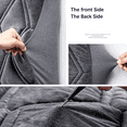 thumbnail image 6 of Oaskys Dust-Proof Full Wrap Design Headboard Cover – Stretchable Fabric Headboard Protector with Elastic Hem, Soft Breathable Bed Head Cover, Gray, 6 of 7