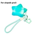 thumbnail image 1 of Daily Mix Store Cute Translucent Star for AirPods Case, Bluetooth Earphone Protective Cover for AirPods Pro 1/2/3/4, Cartoon Silicone Case with Lanyard and Pendant, 1 of 9