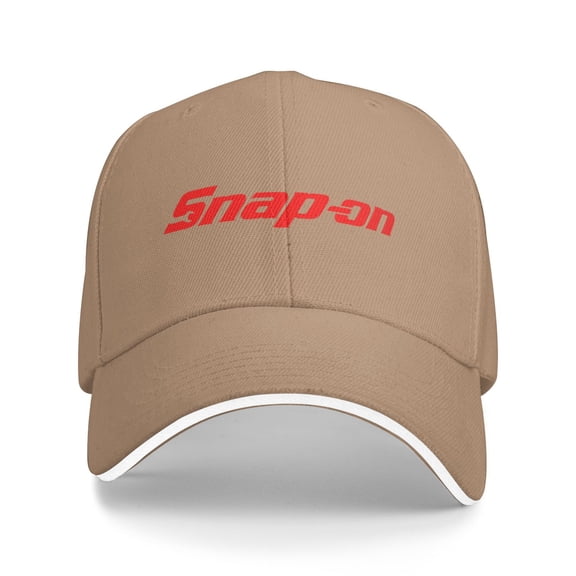 Snap-On Logo Men Women Sandwich Cap Classic Baseball Capunisex Adjustable Casquette Dad Hat