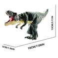 thumbnail image 3 of 2023 Interactive Joint Dinosaur Figure Manual Control Bobble Head and Tail Action Novelty Toy for Kids and Adult Play, 3 of 8