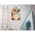 thumbnail image 2 of Awkward Styles Bear Prints Forest Animals Unframed Poster Kids Room Wall Art Animals Lovers Gifts Printed Art Poster for Children Newborn Baby Room Wall Decor Forest Wallpapers Made in USA, 2 of 3