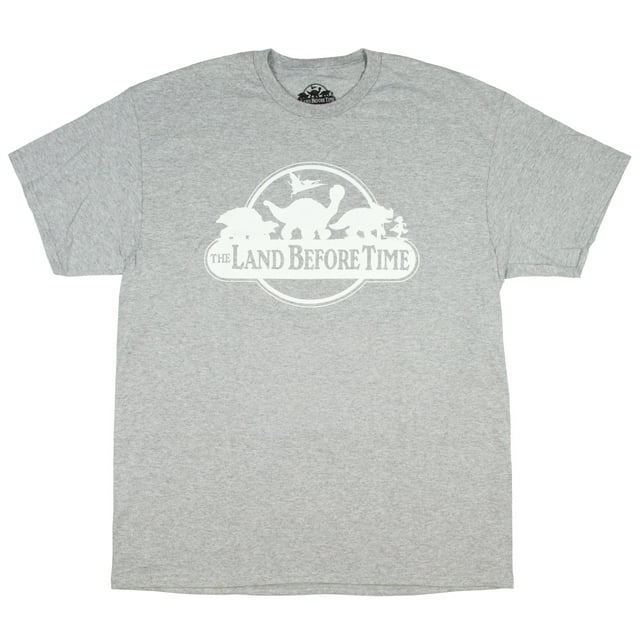 The Land Before Time T-Shirt Silhouette Logo sous Licence en Chiné pour Homme Adulte (TP)