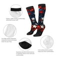 thumbnail image 3 of Sigee Red Blue White Stars for Socks for Men Women Socks Stocking Compression Socks, 3 of 6