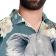 thumbnail image 5 of Koala Men's Short Sleeve Poplin Shirts with Spread Collar Tops, Casual Printed Button Down Short Summer Beach Shirts for Men and Women, 5 of 6