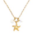 thumbnail image 1 of Collar HESSAWELL con Colgante de Estrella de Mar Ajustable de 40 cm, 1 of 7