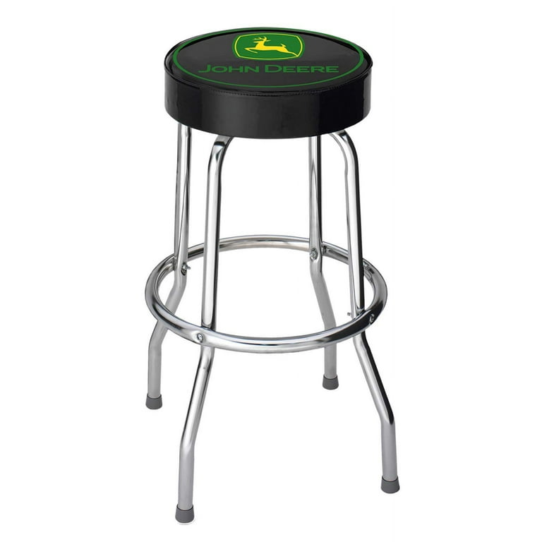 John Deere Logo Garage Stool