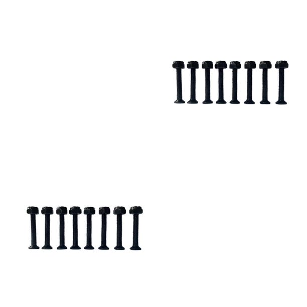Paquete de 8 tornillos Greeniant para monopatín reparación Manual de metal Type1 NO1