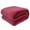 Wine Red, variant on Howarmer Wine Red Fuzzy Bed Blanket, King Size Soft Flannel Fleece Blankets, All Season Lightweight Warm Bed Throws, 90 x 108 Inch